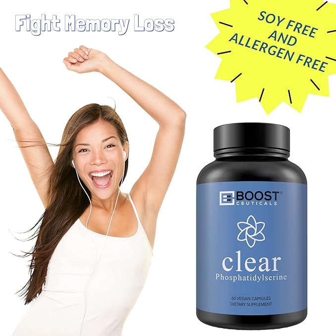 Phosphatidylserine Supplement 500mg Vegan Non GMO 100mg Plus 500mg Complex