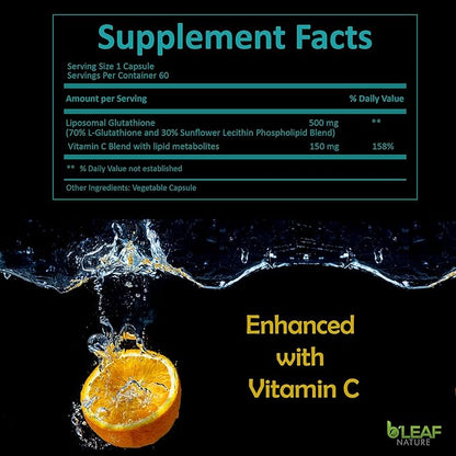 B'LEAF NATURE Pure Fusion of Liposomal 60 count