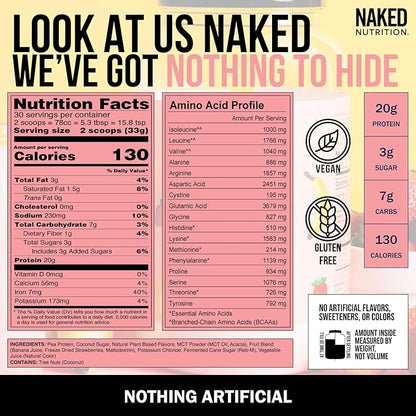 NAKED Shake - Vegan Protein Powder, 30 Servings