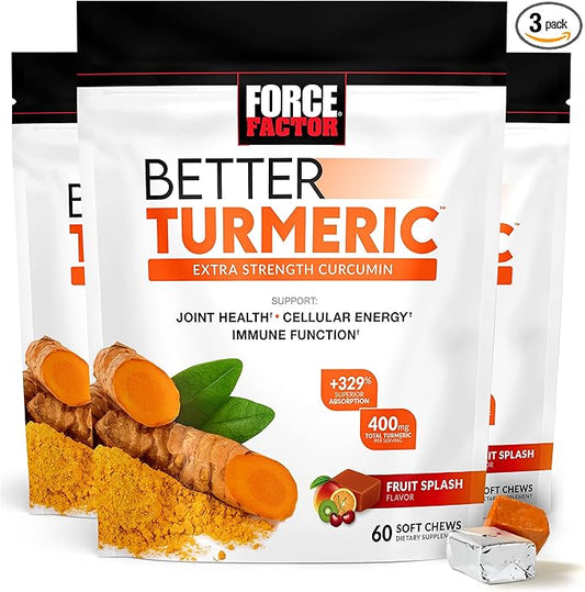 Force Factor Better Turmeric Joint Support 180 Soft