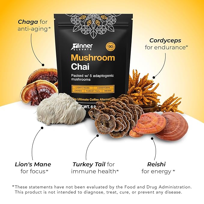 Inner Elevate Mushroom Chai (90 Servings)