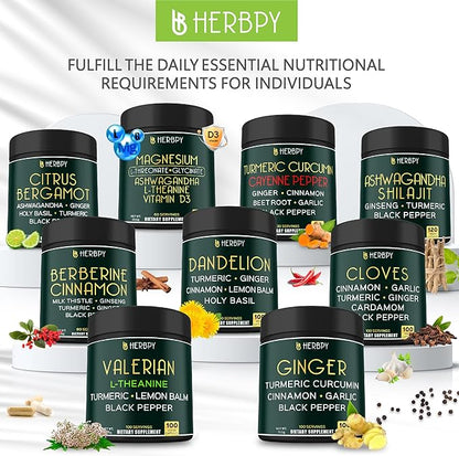 5in1 Ginger Supplement 7550mg with Ceylon 100 Vegan