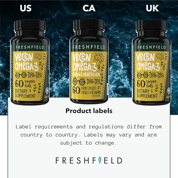 Freshfield Vegan Omega 3 DHA: Sustainably