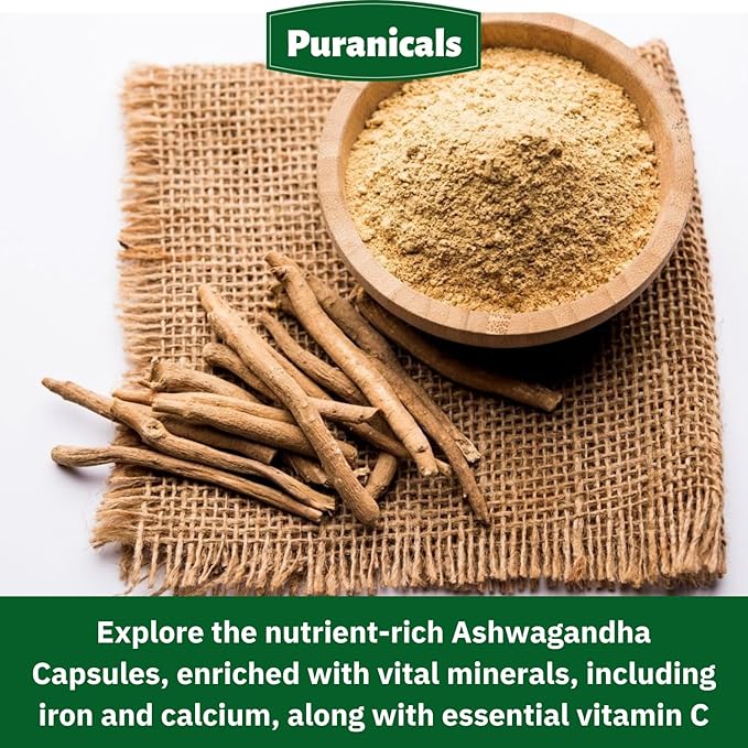 Ashwagandha Premium 320 Capsules Non GMO 500 mg 100% Pure