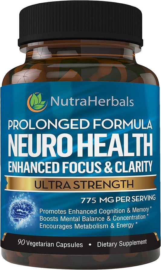 Brain Booster Supplement -"90 Day Supply"-