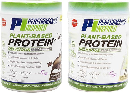 Performance Inspired Nutrition Plant Protein Powder 20G - 1B Probiotics 1.5lb