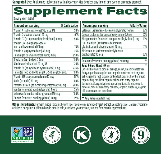 MegaFood Women's One Daily Multivitamin for Women 30 Tabs