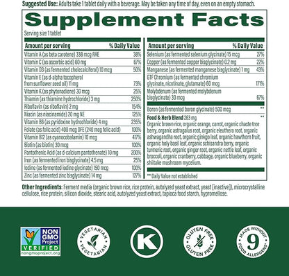 MegaFood Women's One Daily Multivitamin for Women 30 Tabs