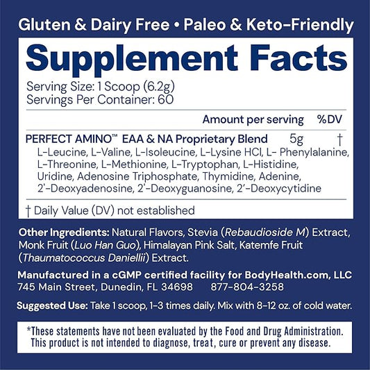 BodyHealth PerfectAmino Powder 60 Servings