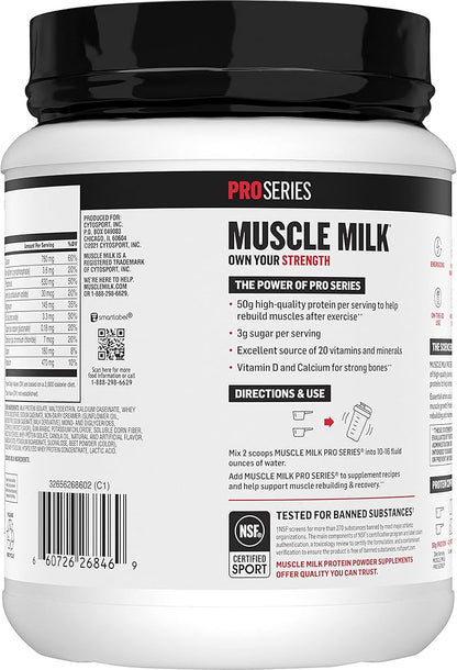 Muscle Milk Pro Series Protein Powder, 2 Pounds 1)