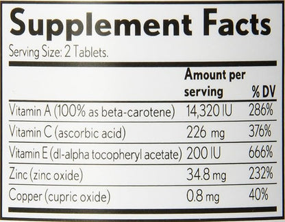 PreserVision AREDS Eye Vitamin & Mineral 240 Count 1) ,