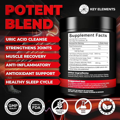 [Ultra Strength] Tart Cherry Gummies Extract 5200 Mg