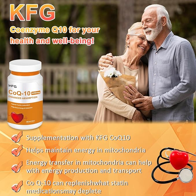 CoQ10 400mg Softgels, Coenzyme Q10 Supplements