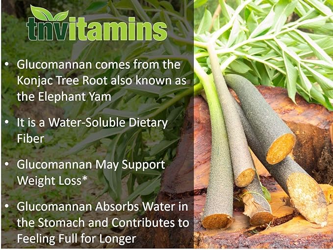 Glucomannan Capsules 2000 MG 250 Count
