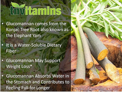 Glucomannan Capsules 2000 MG 250 Count