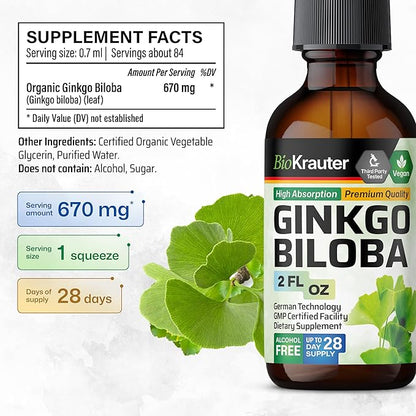 Ginkgo Biloba Extract 2 Fl