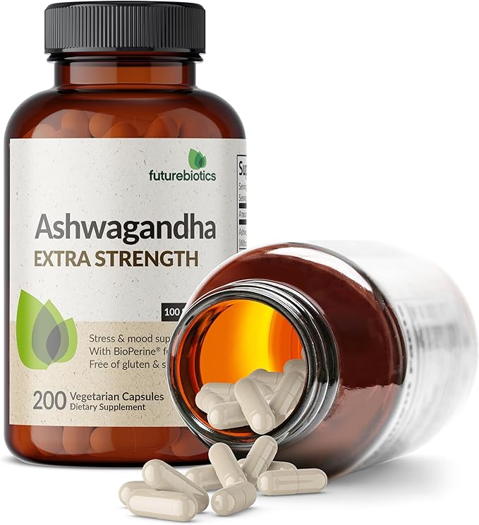 Futurebiotics Ashwagandha Extra Strength Stress & 200 Vegetarian