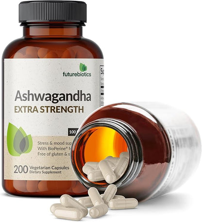 Futurebiotics Ashwagandha Extra Strength Stress & 200 Vegetarian