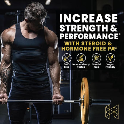 HPN PA(7) Phosphatidic Acid Muscle Builder Top Natural Muscle Builder - Boost mTOR | Build Mass and Strength from Your Workout | 30 Day Supply