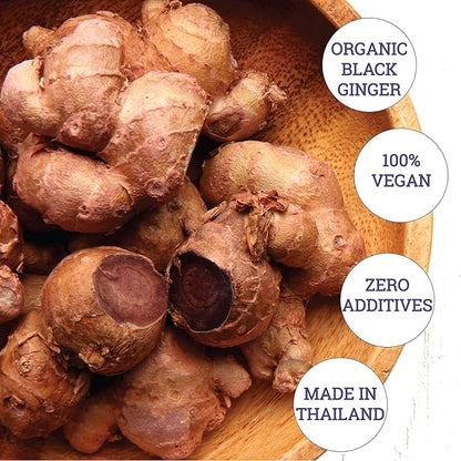 INCAS Organic Black Ginger 120 Vegan 500mg Each