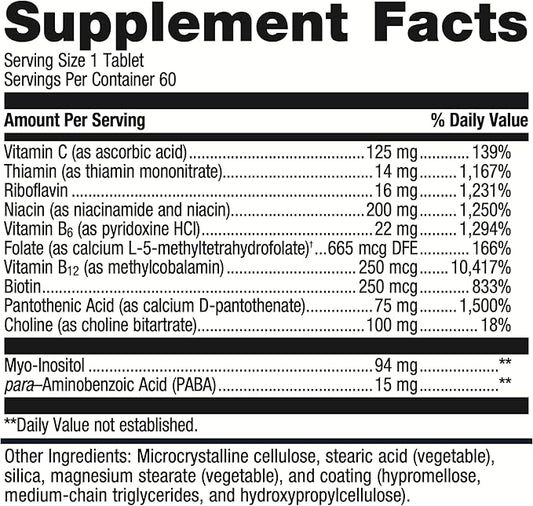 Metagenics Glycogenics - B Vitamin Complex B6 & B12 - 60 Count