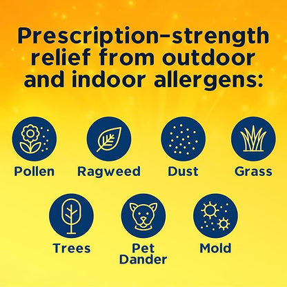 Xyzal Allergy Pills, 24-Hour Allergy Relief, 10-Count, Original