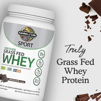 Garden of Life Sport Whey Protein 24g Protein, 20 Servings