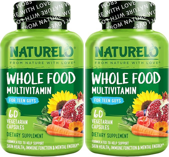 NATURELO Whole Food Multivitamin for Teenage Boys 60 Count 2)