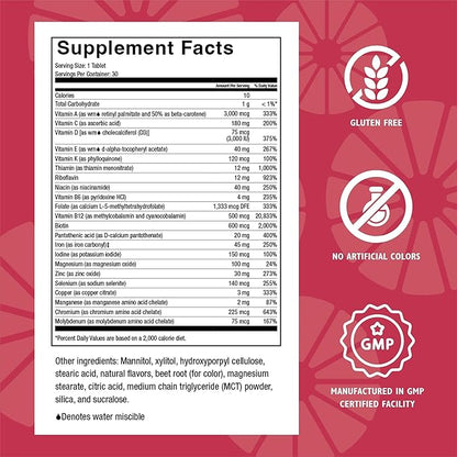 Celebrate Vitamins CelebrateONE 45 Chewables, 45mg Iron (90 Tablets)