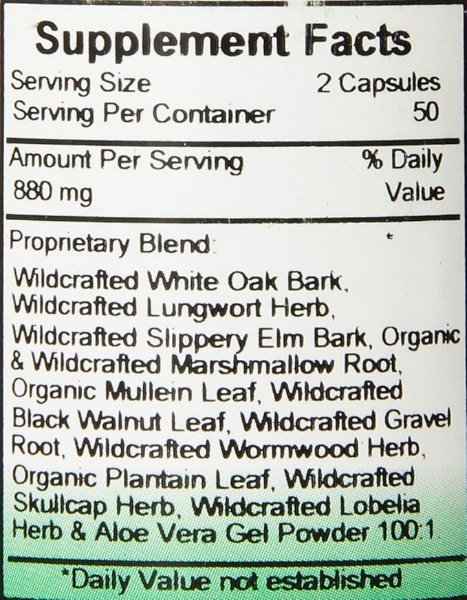 Dr. Christopher's Original Formulas Complete Tissue 100 Count, 440mg Each