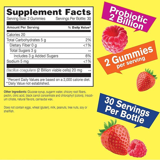Probiotic Gummies for Men and Women 60 Gummies