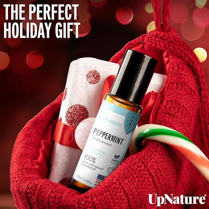 UpNature Peppermint Essential Oil Roll On 100% Pure
