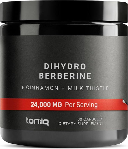 Ultra Concentrated Dihydroberberine Supplement 24,000 mg 200mg GlucoVantage 5X More