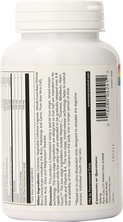 Solaray Mega B Stress Two Stage 120 Count