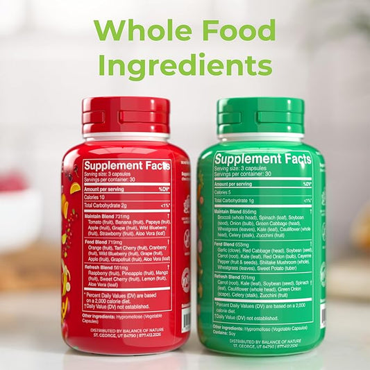 Balance of Nature Fruits and Veggies 90 Fruit 90 Veggie 1 Set
