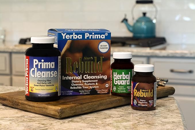 Yerba Prima Cleanse Men Rebuild Kit 30 Day