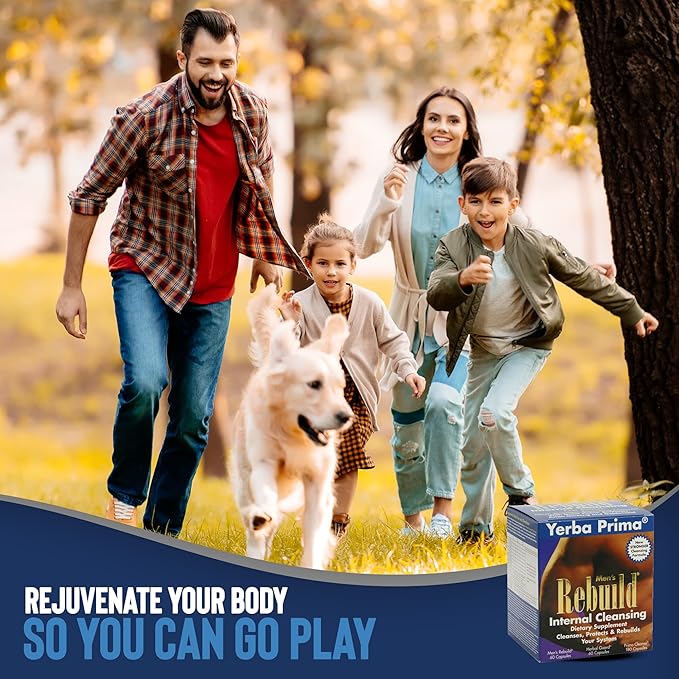 Yerba Prima Cleanse Men Rebuild Kit 30 Day