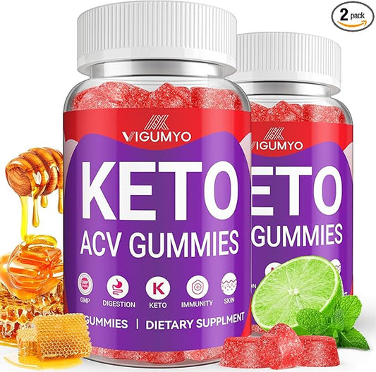 Keto ACV Gummies 1500MG Keto Apple Cider Vinegar Formulated with Pomegranate Beet Juice Powder B12 Vegan Non GMO 120 Gummies