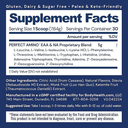 BodyHealth PerfectAmino Powder 30 Servings
