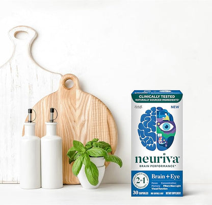 NEURIVA Brain + Eye Supplement 30ct Capsules