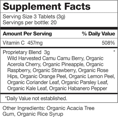 Dr. Schulze's | Super-C Plus | 60 Chewable (1000 mg)