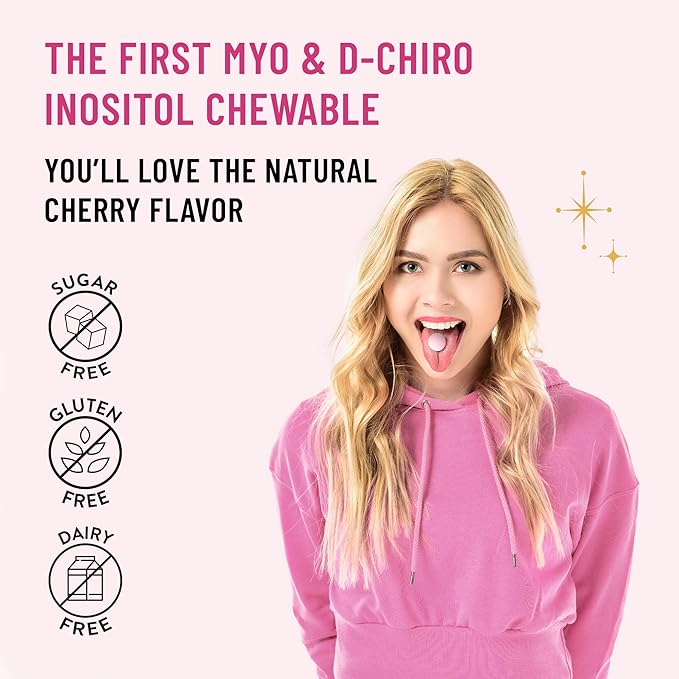 Legendairy Milk Pure Inositol Supplement - Myo Inositol and D-Chiro Inositol Chewable Tablets