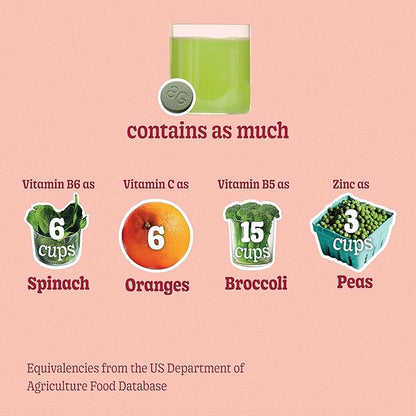 8Greens Supergreens Tablets | Super Greens Powder Superfood Tablet, Metabolism Immunity & Focus, Daily Greens Effervescent Tablets, Organic: Aloe Vera, Spirulina, Chlorella, Peach, 60 Servings