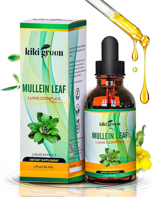 KIKI Green Liquid Mullein Leaf Tincture 2 fl