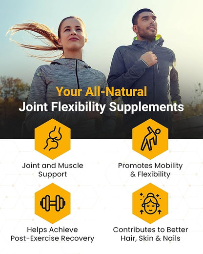 10 Natural Pain Relief Ingredients for Joint Tendon and Ligament Supplement for Arthritis, Injuries and Bone Health Collagen Type 2 MSM Glucosamine Chondroitin Green Lipped Mussel HA Omega and More