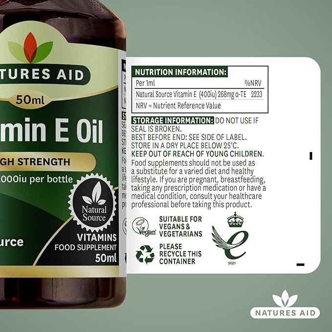 50ml Vitamin E Oil