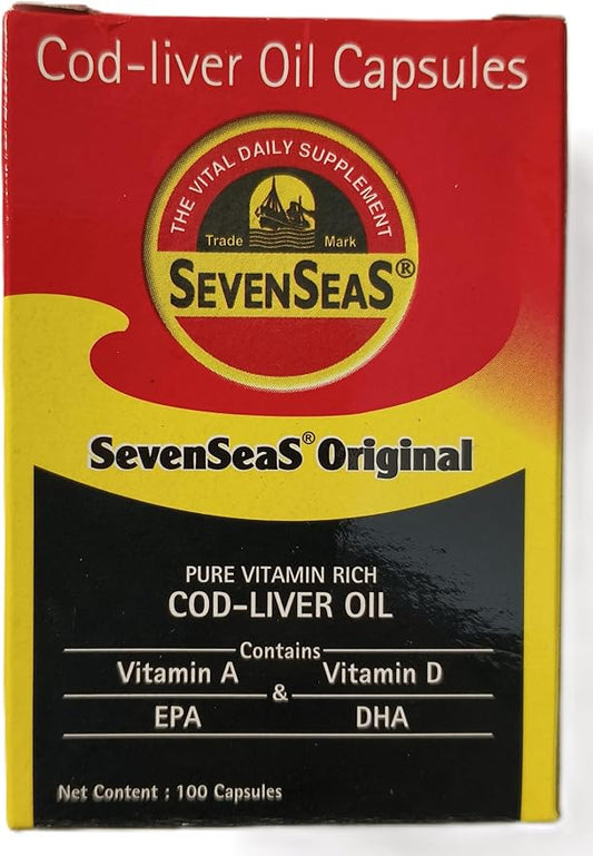 Seven Seas Cod liver fish oil 100 Capsule