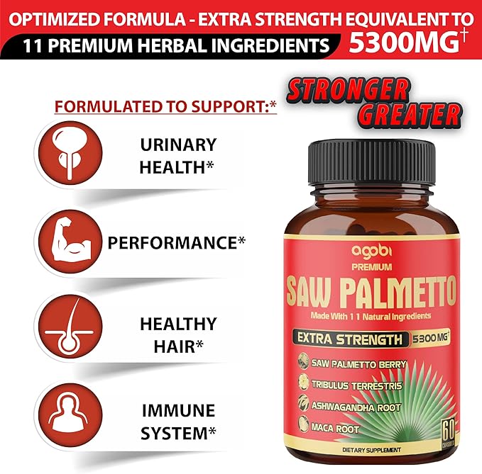 2 Packs 60 Counts 4 Months 5300 mg 11in1 with