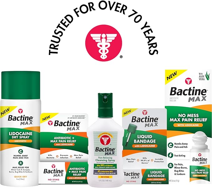 Bactine MAX Advanced Healing Hydrogel 0.75oz