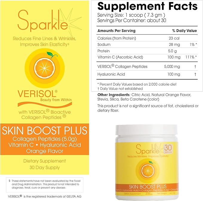 Hydrolyzed Collagen Powder [3-Pack of 30-Serves] VERISOL